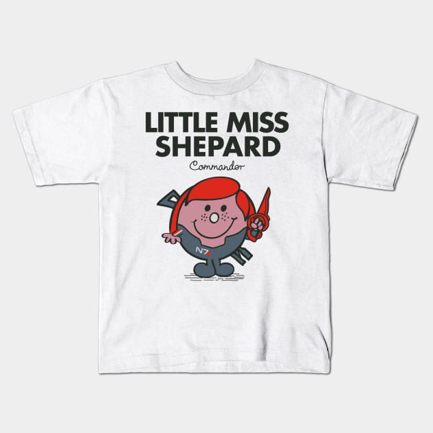 Little Miss Shepard Kids T-Shirt by HtCRU